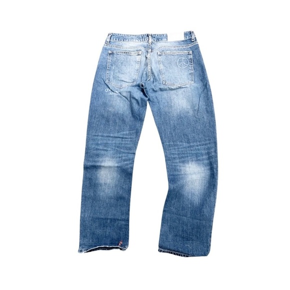 ZARA Z1975 Stamp distressed Basic Denim Jeans size 6 - Picture 4 of 13